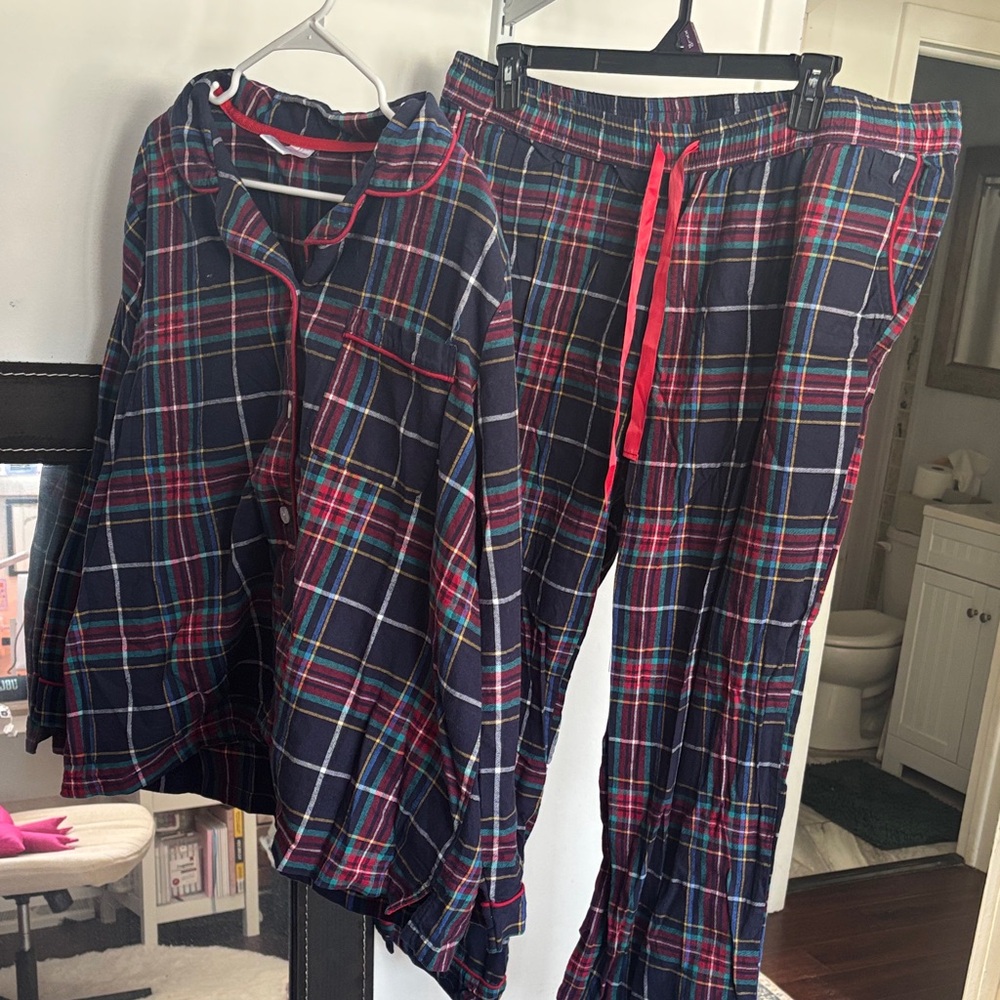 Vera Bradley Multicolor Plaid Pajama Set